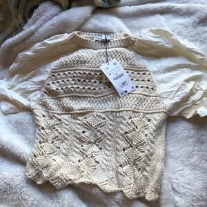 Zara knit shirt